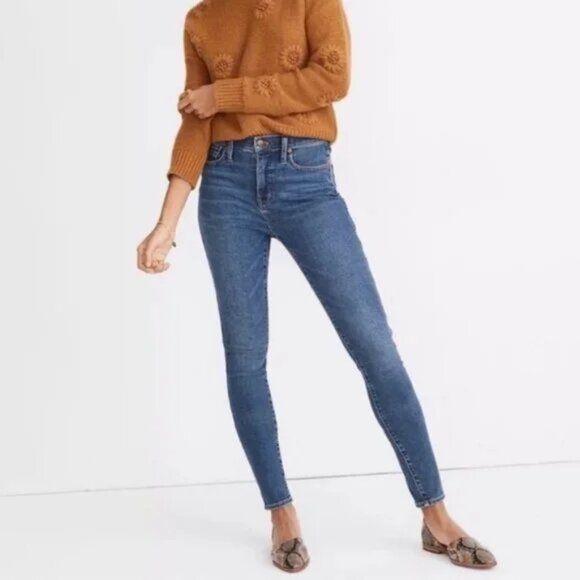 Madewell 10" High Rise Skinny Jean - Size 28 - Picture 1 of 10